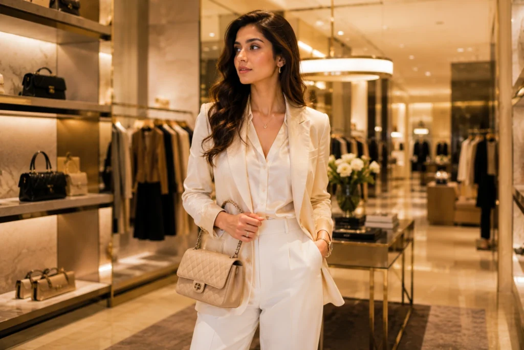 Different types of fashion styles - luxury fashion example