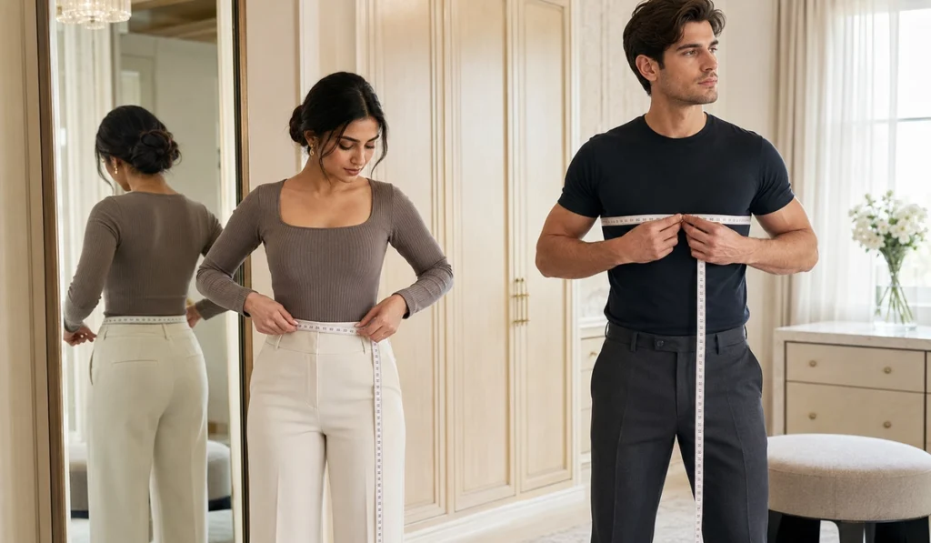 How to identify your body type using simple body measurements.